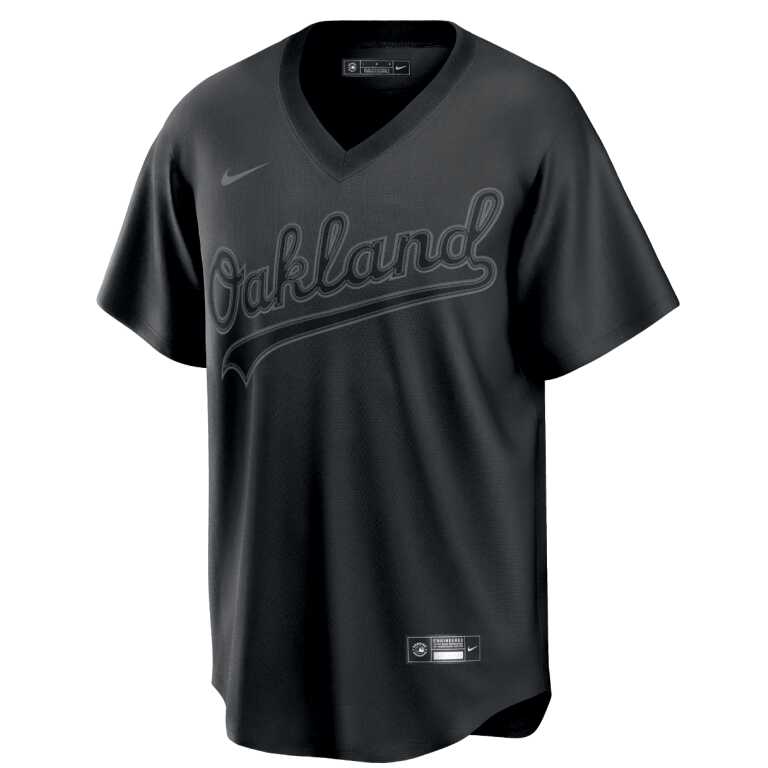 Men's Jersey MLB OAKLAND ATHLETICS NIKE PITCH BLACK