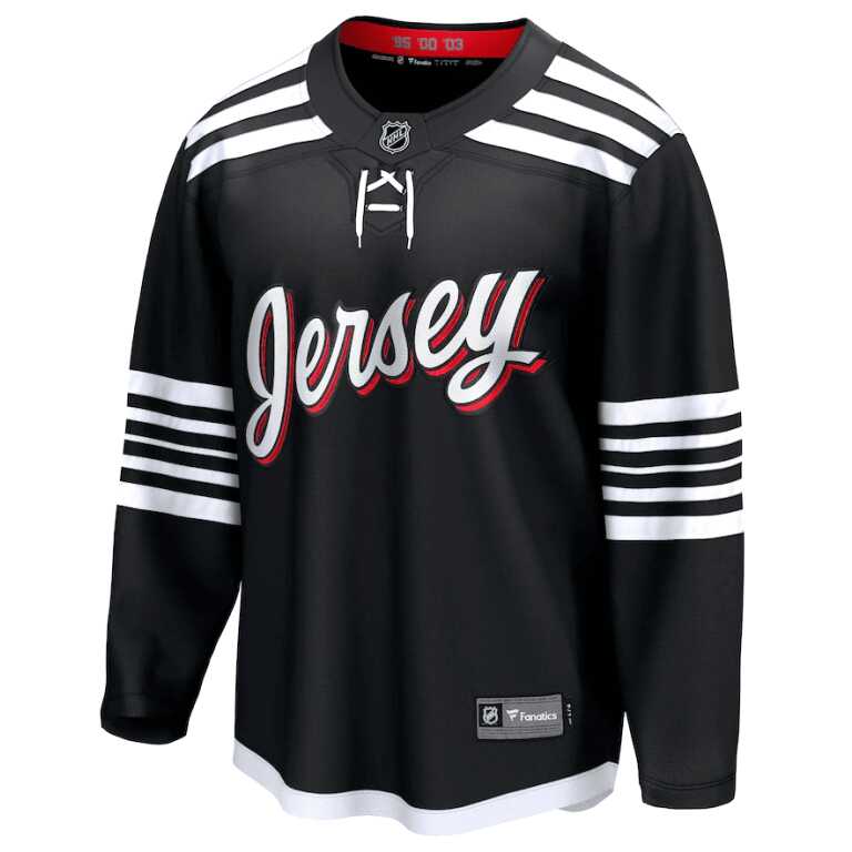 Men's Jersey NHL Fanatics Branded New Jersey Devils Alternate Breakaway Jersey