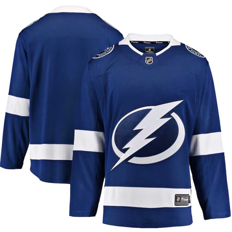 Men's Jersey NHL Fanatics Branded Tampa Bay Lightning Alternate Breakaway Jersey - Image 3