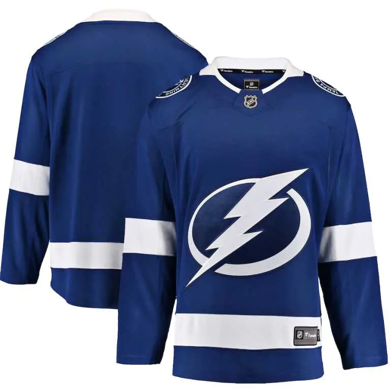 Men's Jersey NHL Fanatics Branded Tampa Bay Lightning Alternate Breakaway Jersey - Image 3