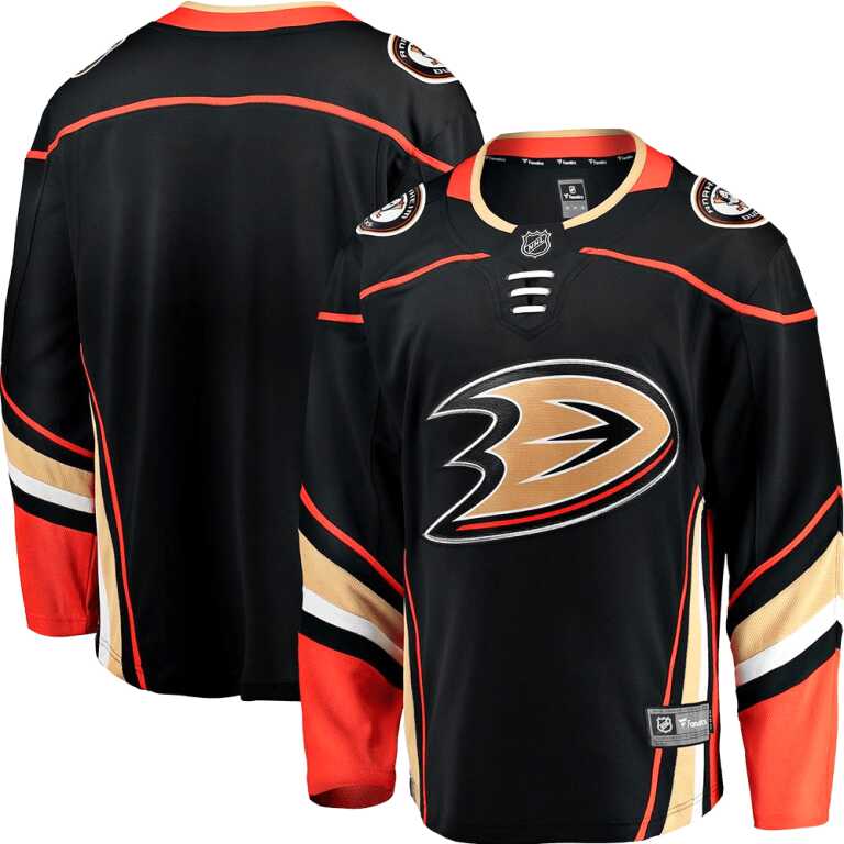 Men's Jersey NHL Fanatics Branded Anaheim Ducks Alternate Breakaway Jersey - Image 3
