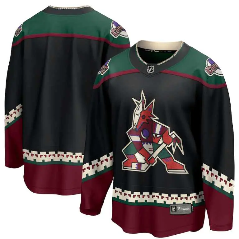 Men's Jersey NHL Fanatics Branded Arizona Coyotes Alternate Breakaway Jersey - Image 3