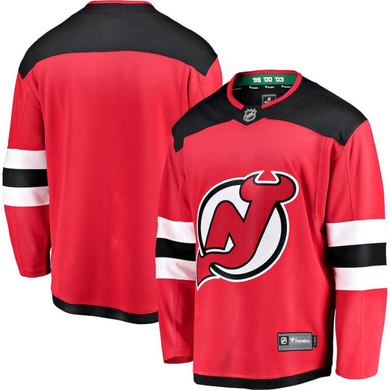 Men's Jersey NHL Fanatics Branded New Jersey Devils Alternate Breakaway Jersey - Image 3