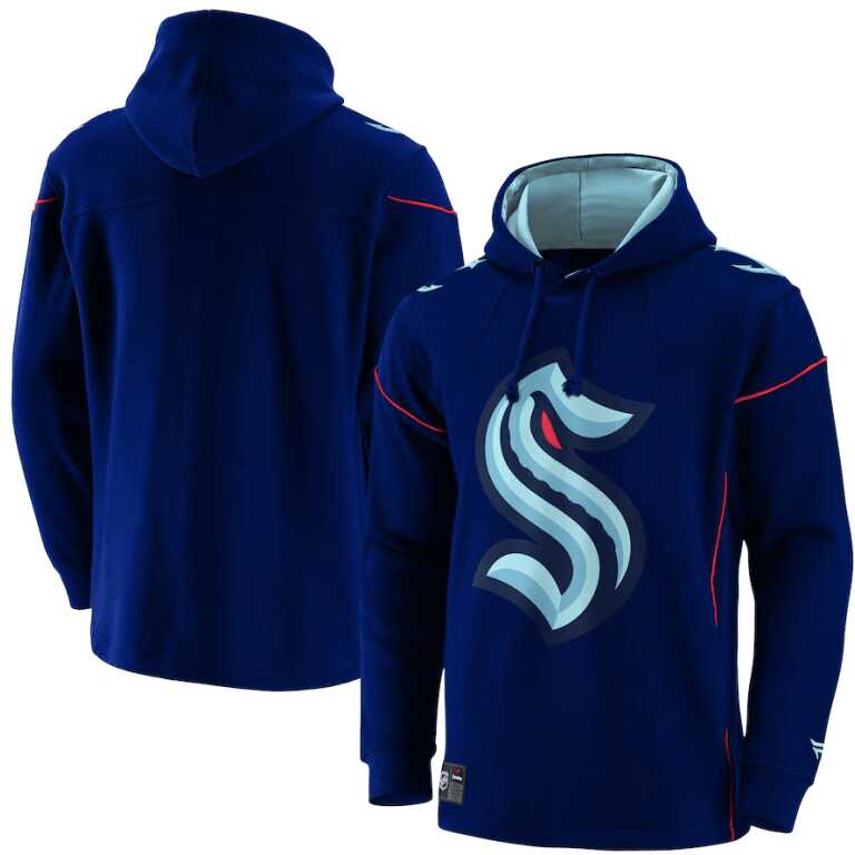 Men's FANATICS "Franchise Overhead hoodie Seattle Kraken" - Image 3