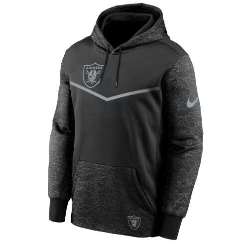Men's Las Vegas Raiders Reflective RFLCTV Nike Therma-FIT NFL Hoodie