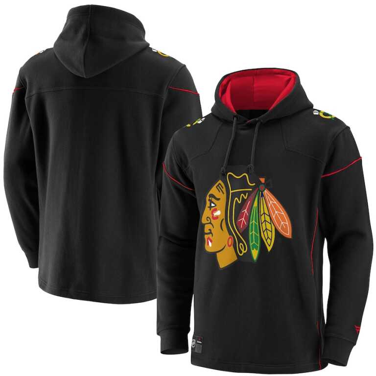 Men's FANATICS "Franchise Overhead hoodie Chicago Blackhawks" - Image 3
