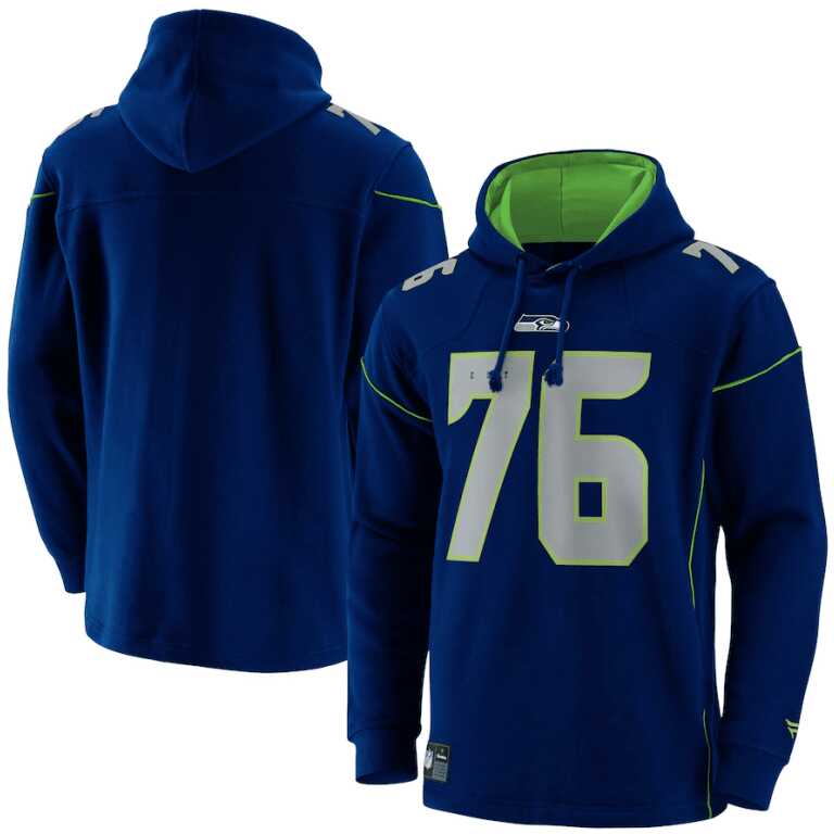 Men's FANATICS "Franchise Overhead hoodie Seattle Seahawks" - Image 3