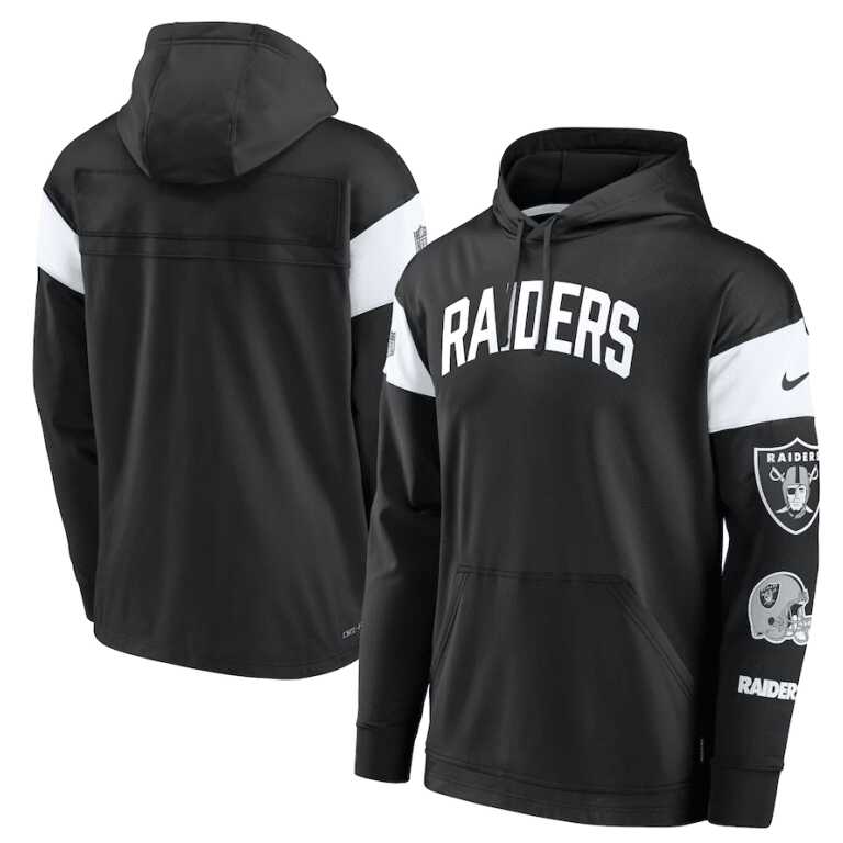 Men's Las Vegas Raiders Nike Athletic Dry-FIT Arch Jersey - Image 3