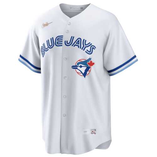 Men's Toronto Blue Jays Nike White Home Cooperstown Collection Team Jersey