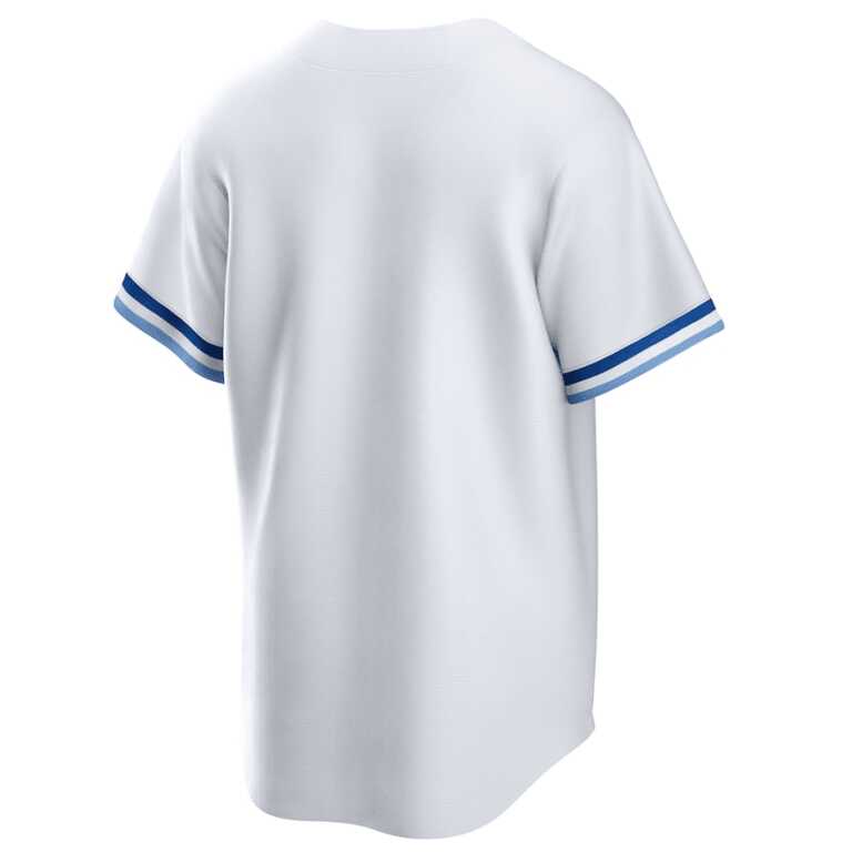 Men's Toronto Blue Jays Nike White Home Cooperstown Collection Team Jersey - Image 2