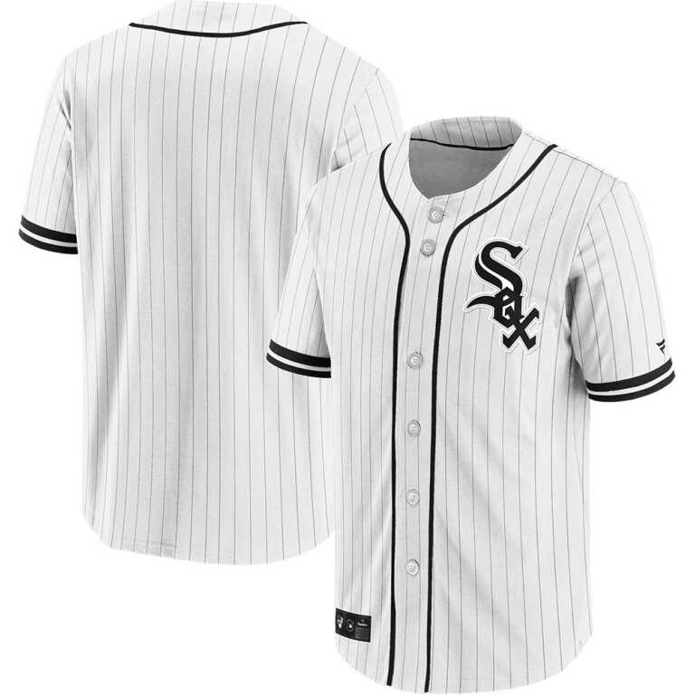 Men's Fanatics Branded Chicago White Sox MLB Franchise Polymesh Supporters Jersey - Image 3