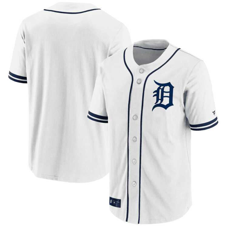 Men's Fanatics Branded Detroit Tigers MLB Franchise Polymesh Supporters Jersey - Image 3