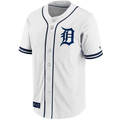 Men's Fanatics Branded Detroit Tigers MLB Franchise Polymesh Supporters Jersey