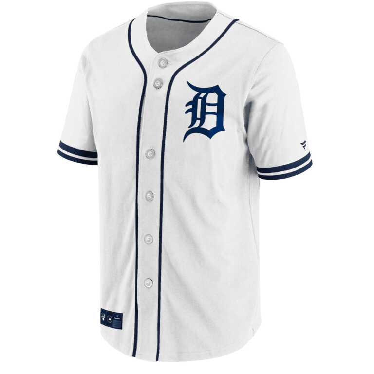 Men's Fanatics Branded Detroit Tigers MLB Franchise Polymesh Supporters Jersey