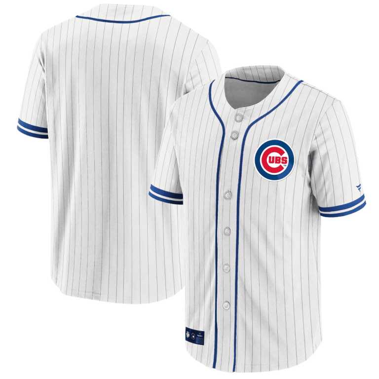 Men's Fanatics Branded Chicago Cubs MLB Franchise Polymesh Supporters Jersey - Image 3