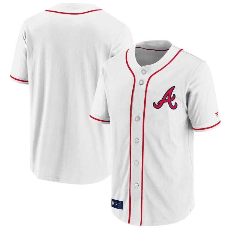 Men's Fanatics Branded Atlanta Braves MLB Franchise Polymesh Supporters Jersey - Image 3