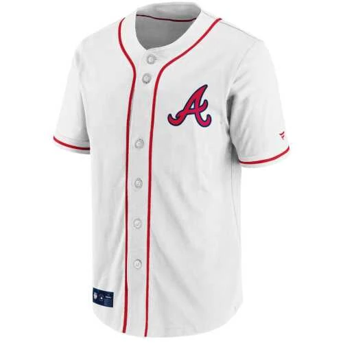 Men's Fanatics Branded Atlanta Braves MLB Franchise Polymesh Supporters Jersey