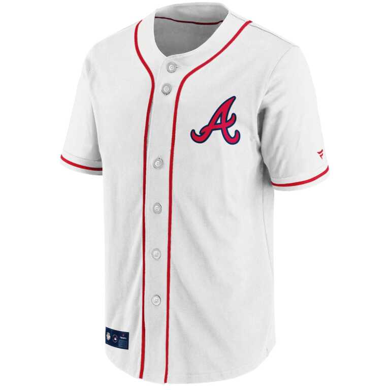 Men's Fanatics Branded Atlanta Braves MLB Franchise Polymesh Supporters Jersey