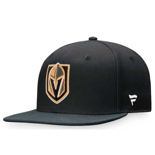 Men's Fanatics Branded Black Vegas Golden Knights Core Primary Logo Snapback Adjustable Hat