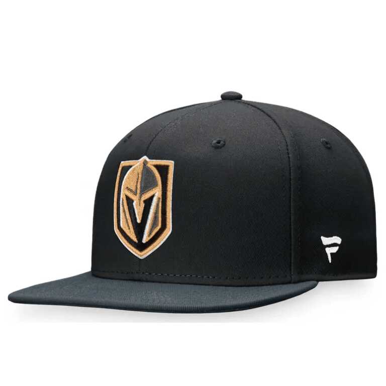 Men's Fanatics Branded Black Vegas Golden Knights Core Primary Logo Snapback Adjustable Hat