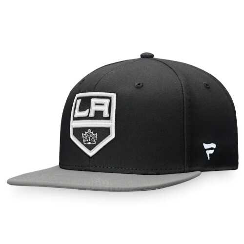 Men's Fanatics Branded Black Los Angeles Kings Core Primary Logo Snapback Adjustable Hat