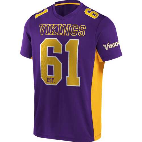 Men's Fanatics Minessota Vikings Value Franchise Poly Mesh Supporters Jersey