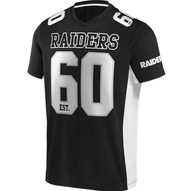 Men's Fanatics Las Vegas Raiders Value Franchise Poly Mesh Supporters Jersey