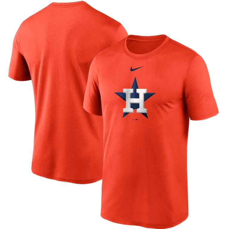 Men's Houston Astros Large Logo Nike T-Shirt - Image 3