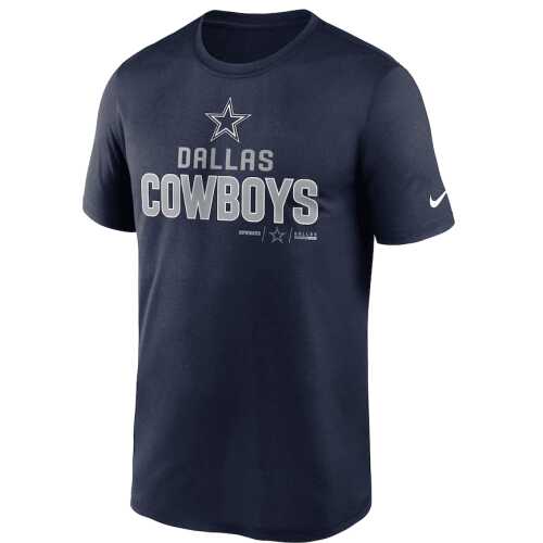 Men's Dallas Cowboys Nike Navy Legend Community Performance T-Shirt