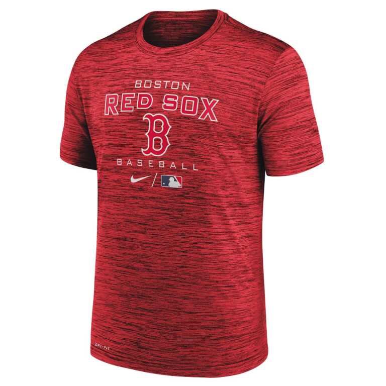 Men's Boston Red Sox MLB Authentic Collection Nike Velocity Practice T-Shirt