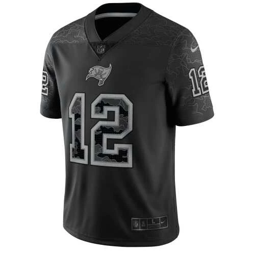 Men's Tom Brady #12 Tampa Bay Buccaners Nike Reflective RFLCTV Limited NFL Jersey