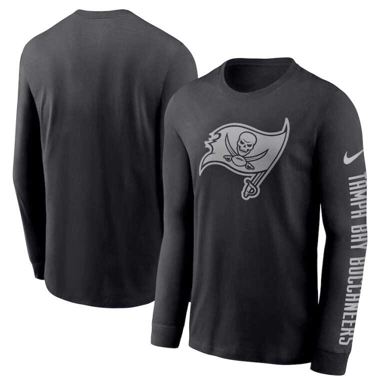 Men's Tampa Bay Buccaneers Nike RFLCTV Name and Logo T-Shirt - Image 4