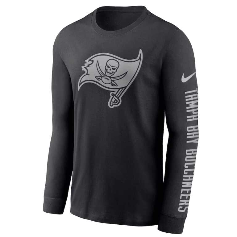 Men's Tampa Bay Buccaneers Nike RFLCTV Name and Logo T-Shirt