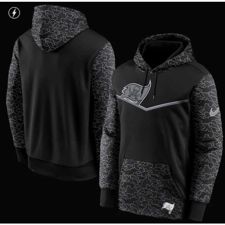 Men's Tampa Bay Bucanners Reflective RFLCTV Nike Therma-FIT NFL Hoodie - Image 5