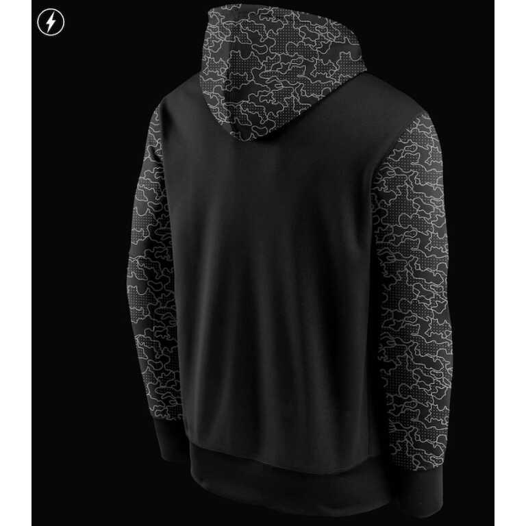 Men's Tampa Bay Bucanners Reflective RFLCTV Nike Therma-FIT NFL Hoodie - Image 4