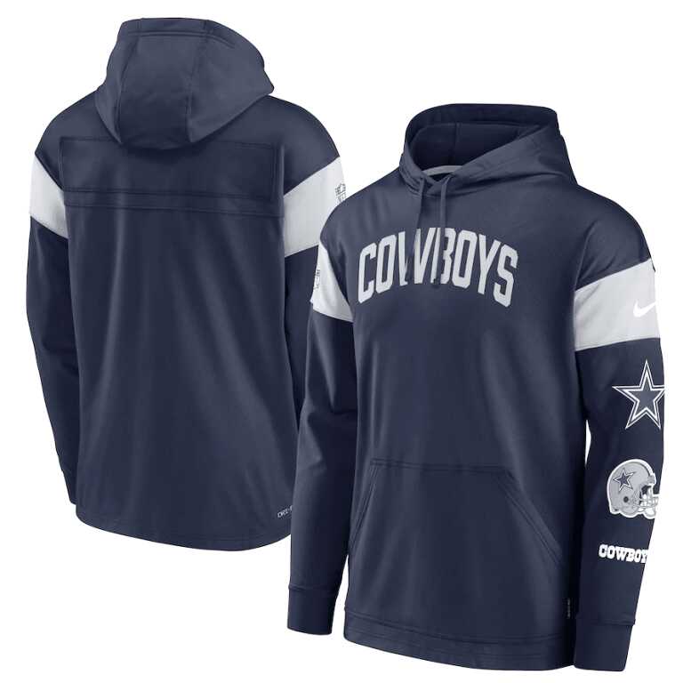 Men's Dallas Cowboys Nike Athletic Dry-FIT Arch Jersey - Image 3