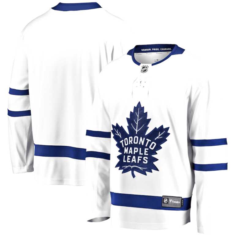 Men's Toronto Maple Leafs Fanatics Branded Breakaway Away Jersey - Image 3