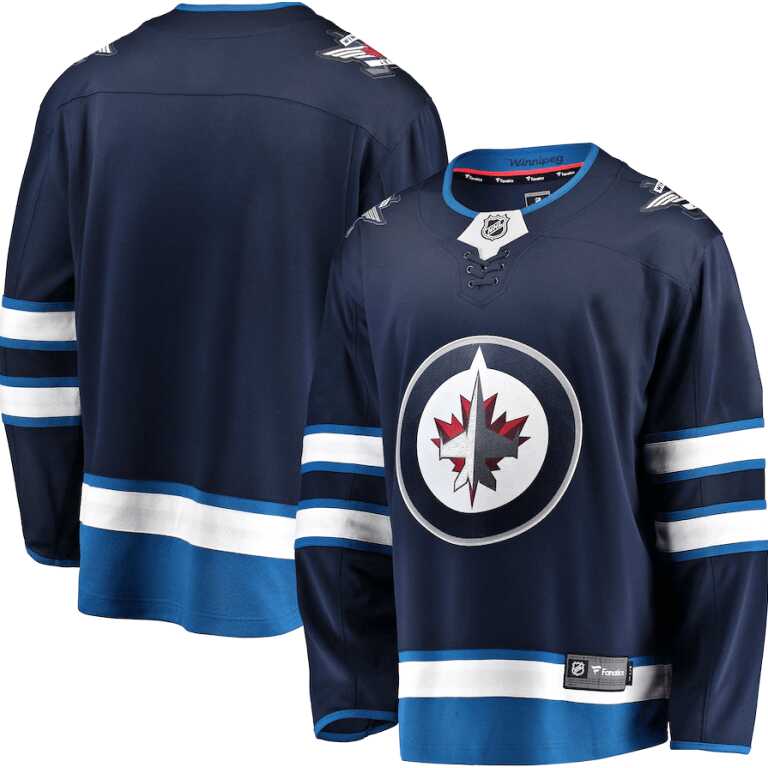 Men's Winnipeg Jets Fanatics Branded Breakaway Home Jersey - Image 3
