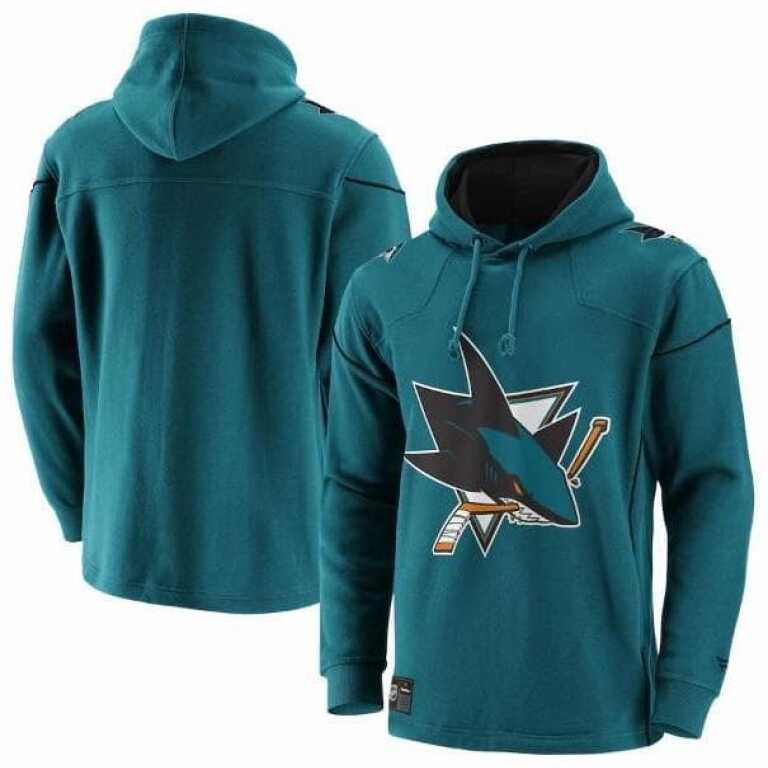 Men's FANATICS "Franchise Overhead hoodie San Jose Sharks" - Image 3