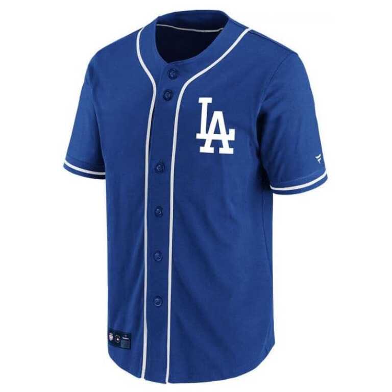 Men's Fanatics Branded Los Angeles Dodgers MLB Franchise Polymesh Supporters Jersey