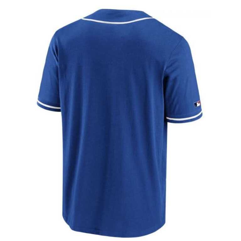 Men's Fanatics Branded Los Angeles Dodgers MLB Franchise Polymesh Supporters Jersey - Image 2