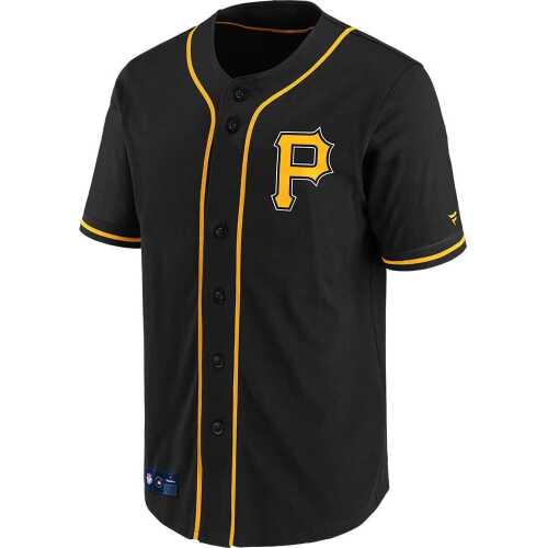 Men's Fanatics Branded Pittsburgh Pirates MLB Franchise Polymesh Supporters Jersey