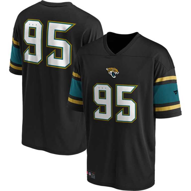 Men's Fanatics Jacksonville Jaguars Franchise Polymesh Supporters Jersey - Image 3