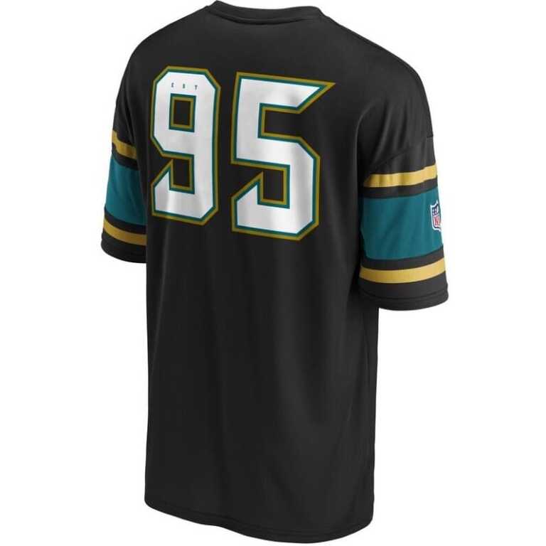 Men's Fanatics Jacksonville Jaguars Franchise Polymesh Supporters Jersey - Image 2