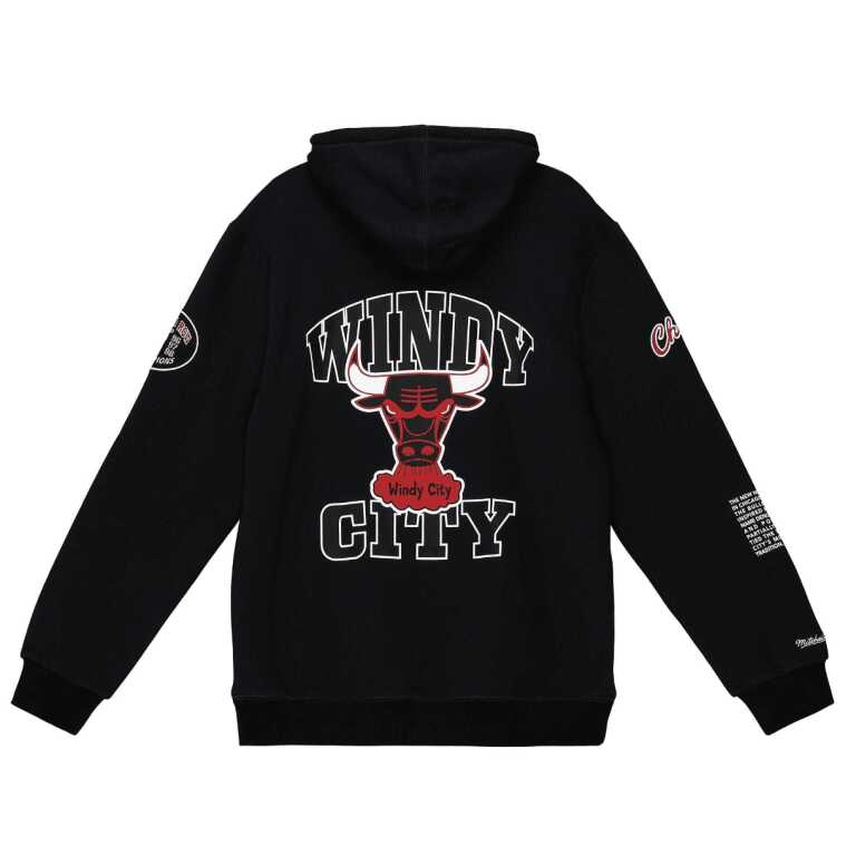 Mitchell & Ness Team Origins Fleece Hoody Chicago Bulls - Image 2