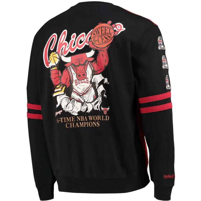 Mitchell & Ness Chicago Bulls NBA All Over Crew 2.0 - Image 2
