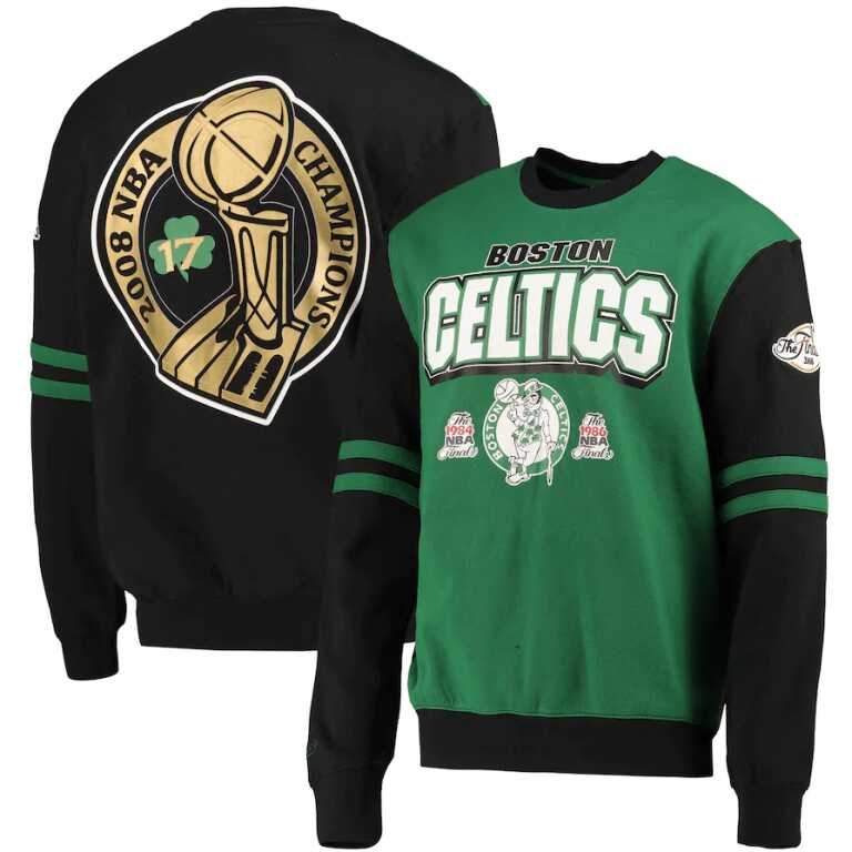 Mitchell & Ness Boston Celtics NBA All Over Crew 2.0 - Image 3