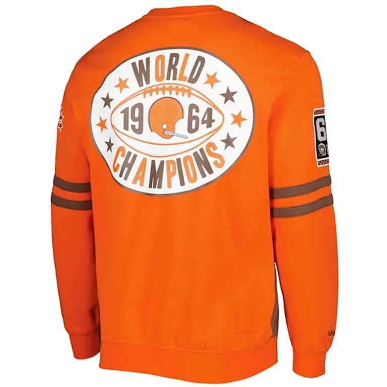 Mitchell & Ness  Cleveland Browns NBA All Over Crew 2.0 - Image 2