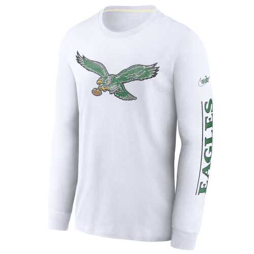 Men's Nike Philadelphia Eagles Fashion Tri-Blend Long Sleeve T-Shirt