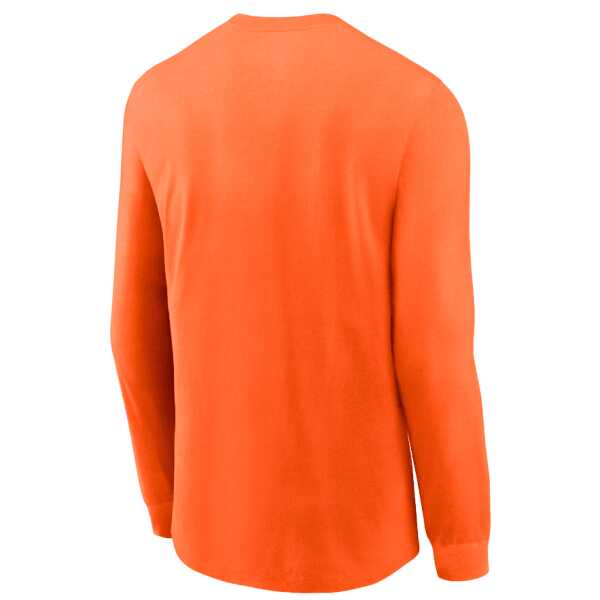 Men's Nike Miami Dolphing Fashion Tri-Blend Long Sleeve T-Shirt - Image 3